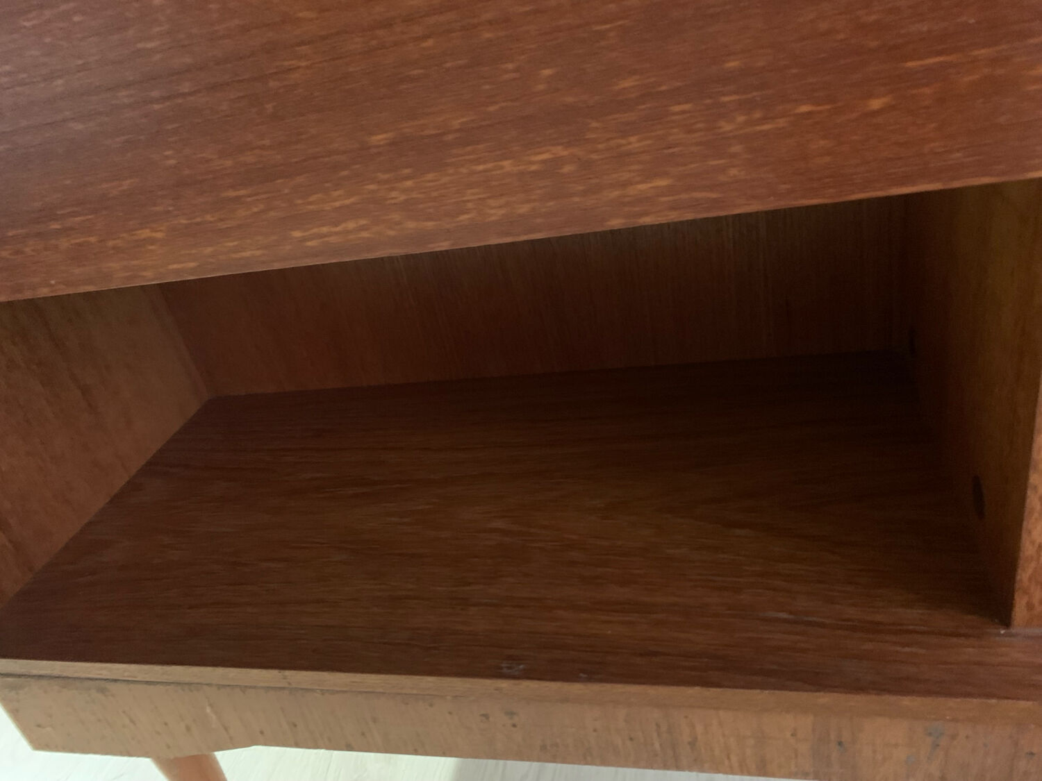 Vintage Scandinavian library, tall sideboard