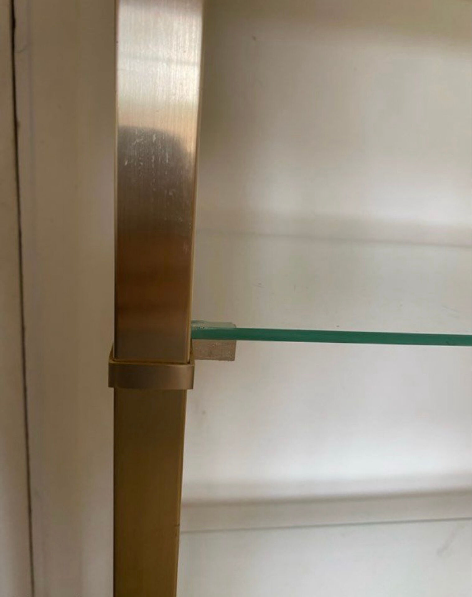 Magnificent vintage shelf by Pierre Vandel, signed.