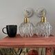 Paire d’appliques murales vintage