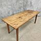 Antique Farmhouse Table French Dining Table in Chestnut Wood 80x200