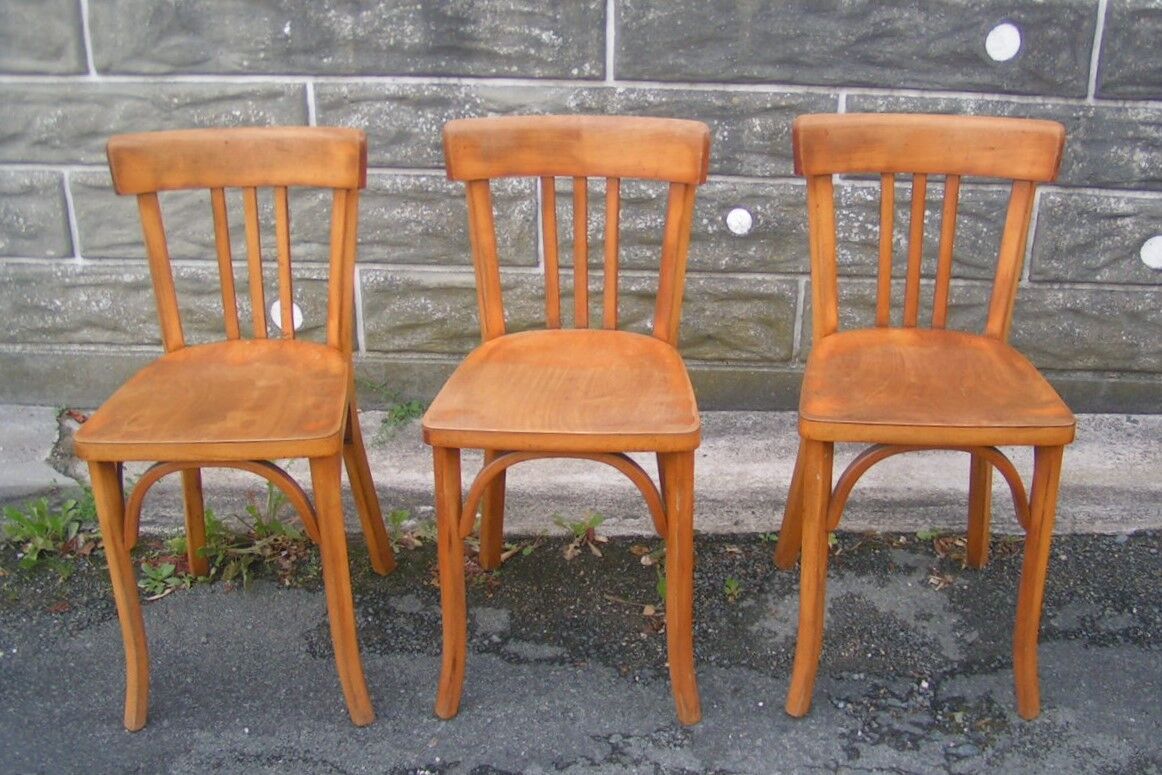 Set of 6 Baumann bistro chairs