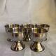 Set de 5 coquetiers en acier inoxydable
