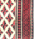 Tapis de salon en laine orientale tissée à la main - 109x211cm