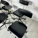 1/6 1950s vintage black architect desk chair by Jørgen Rasmussen for Labofa