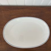 Oval serving dish porcelain from Paris
