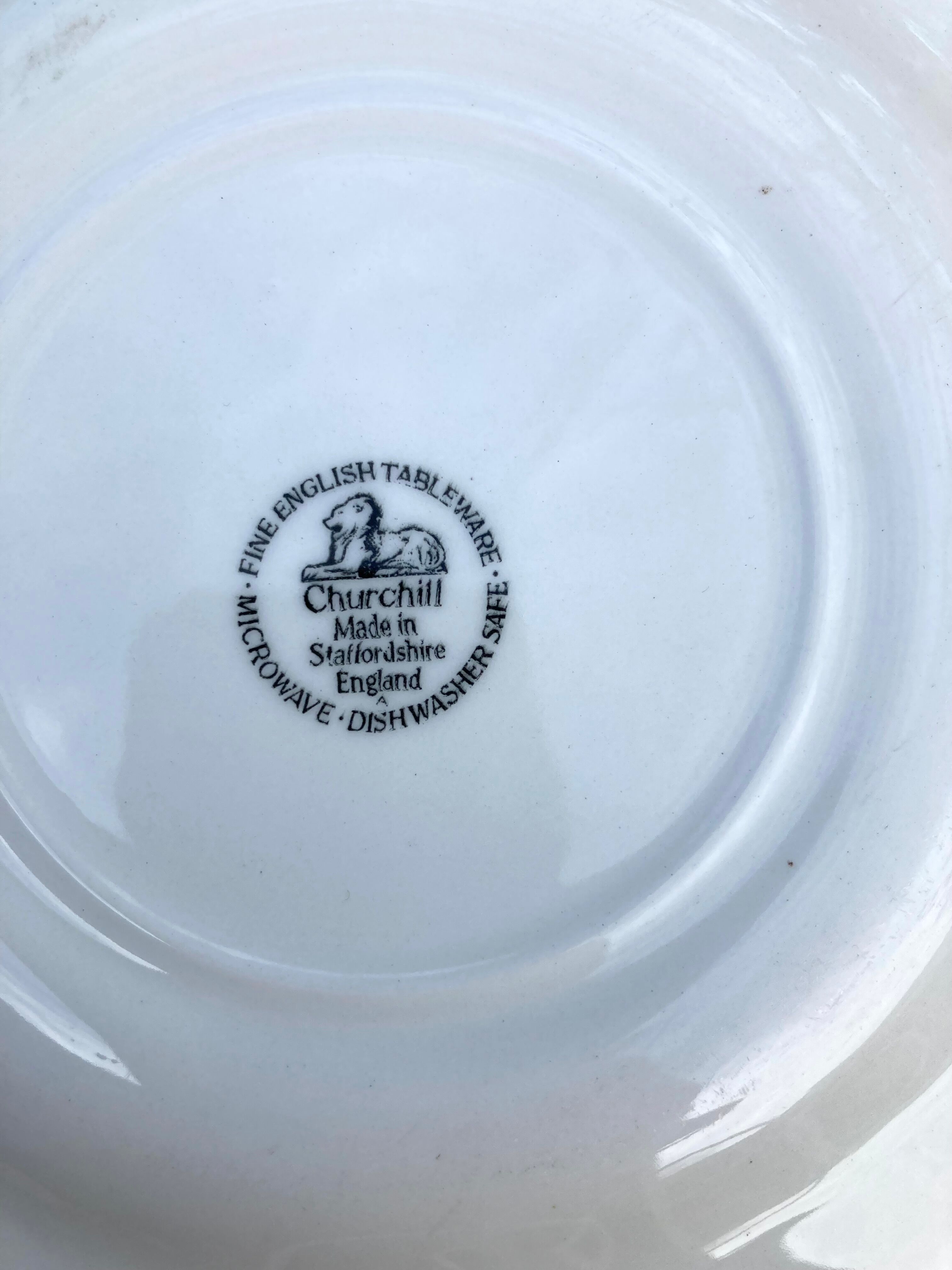 Churchill Plate Staffordshire England