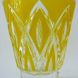 Suite of six glasses of liquor color