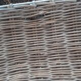 Iron and wicker bird cage