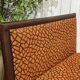 1930s bistro bench, upholstery and fabric completely redone.