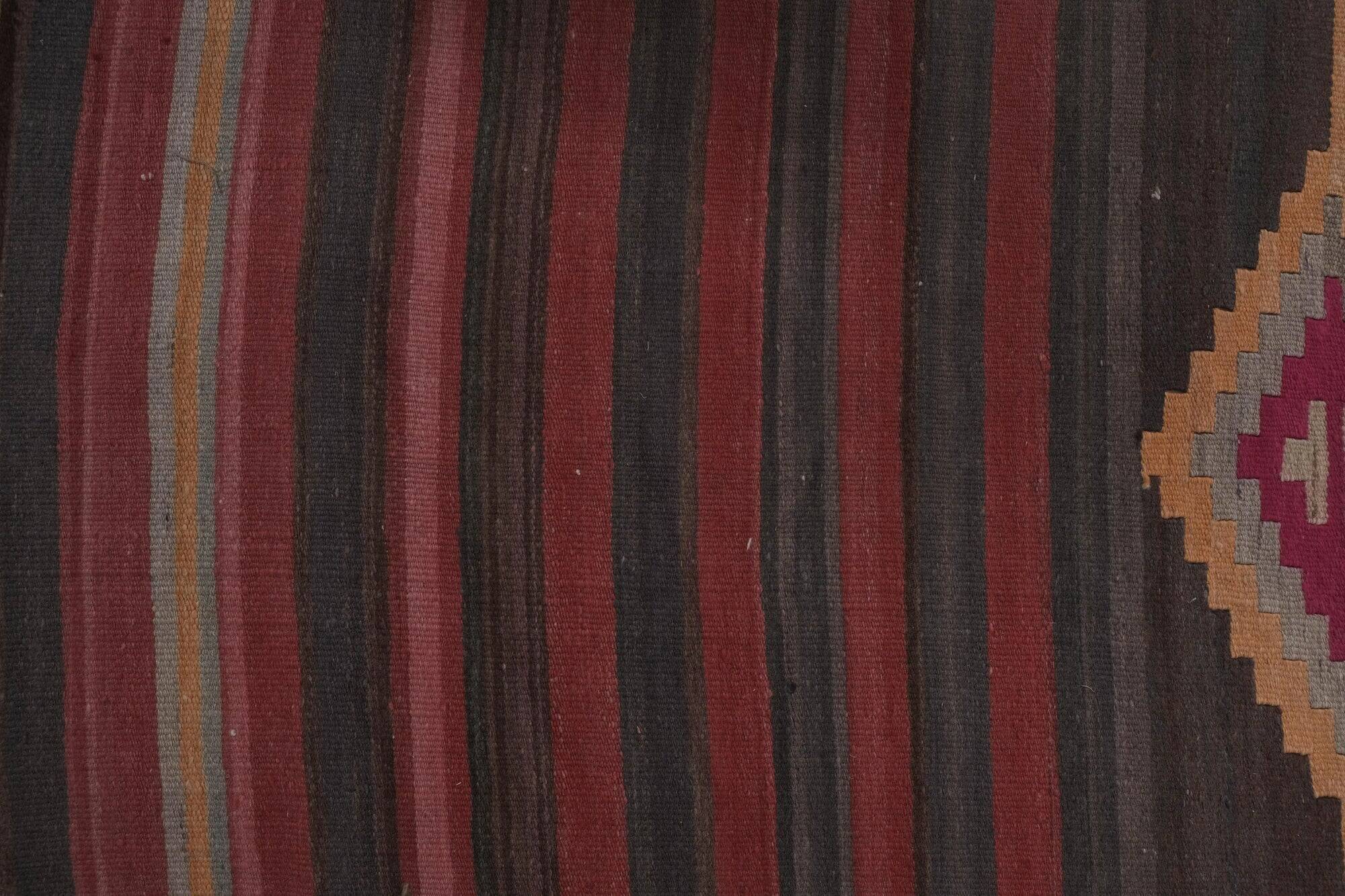Vintage Turkish hallway rug 86x903 cm