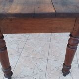 19th century walnut table