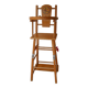 Wooden doll high chair