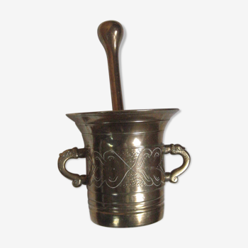 Bronze mortar and pestle,7,2 kg, Pharmacy