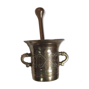 Mortier et pilon bronze,7,2 kg,
