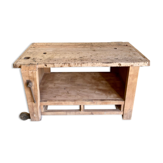 Vintage carpenter's workbench