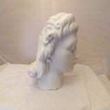 Plaster woman's bust