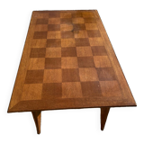Vintage wooden table with extension