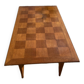 Vintage wooden table with extension