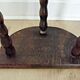 French antique wood hand made stool