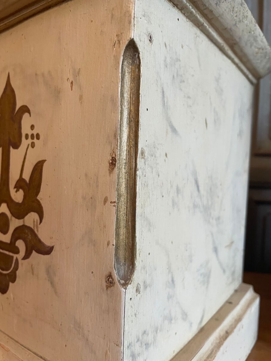 2 x French church consoles
