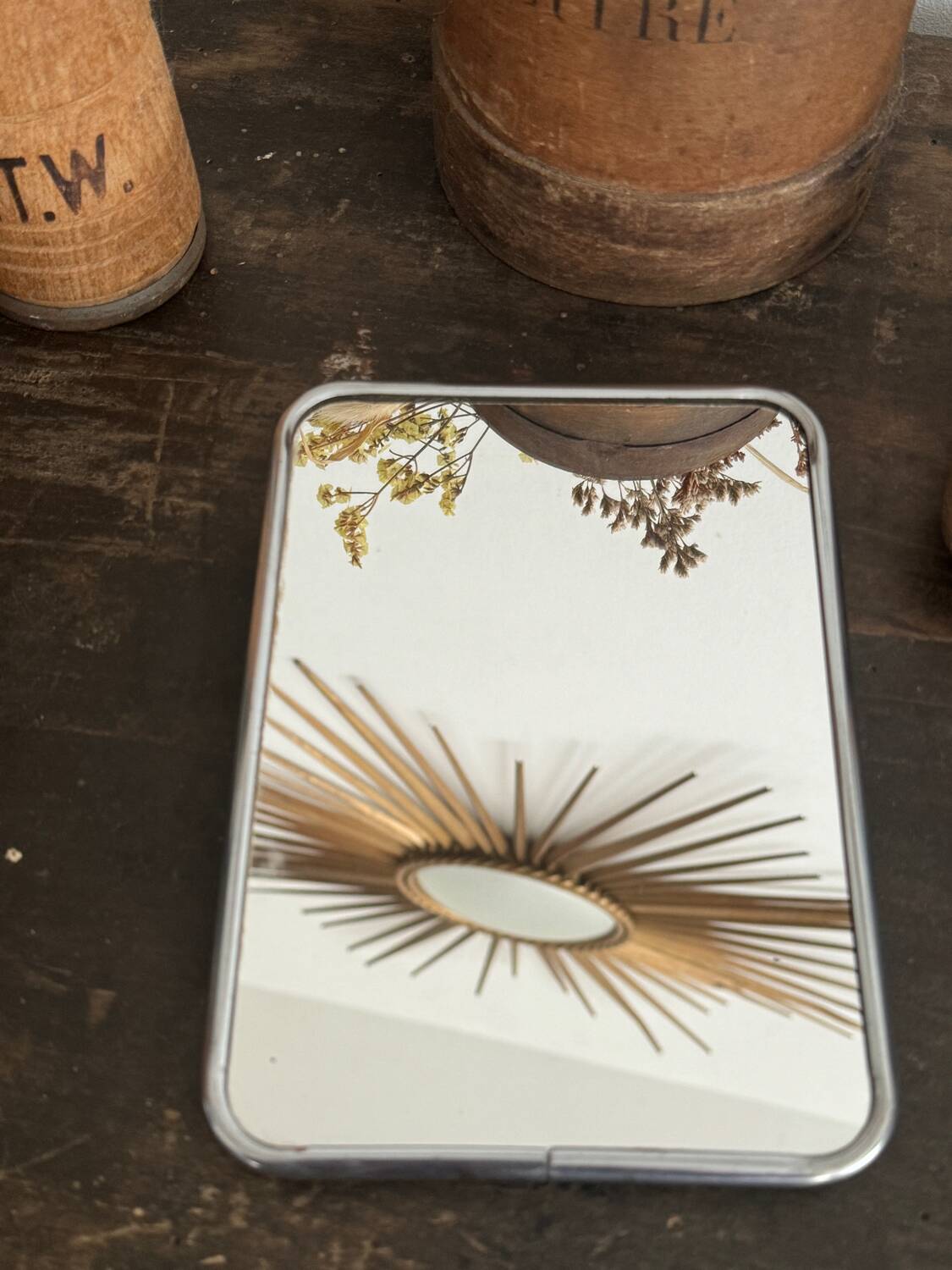 Barber mirror 18x13cm