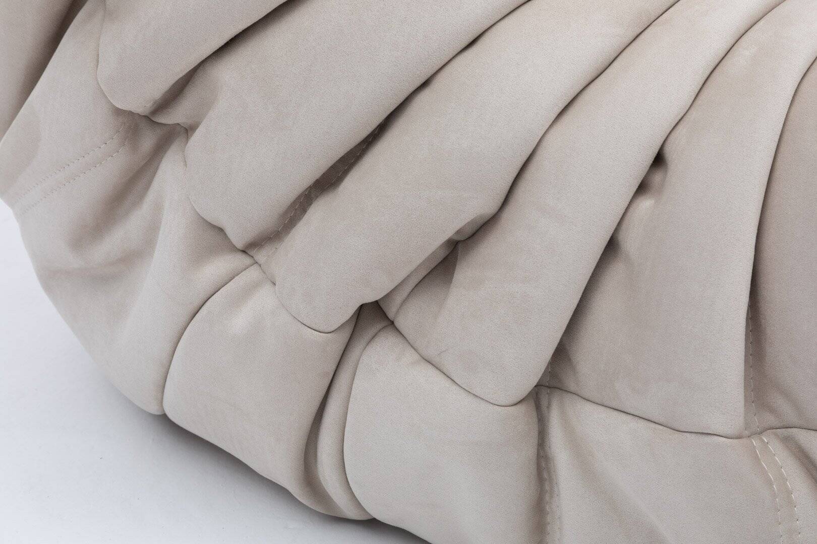 Togo lounge chair in cream fabric by Michel Ducaroy for Ligne Roset