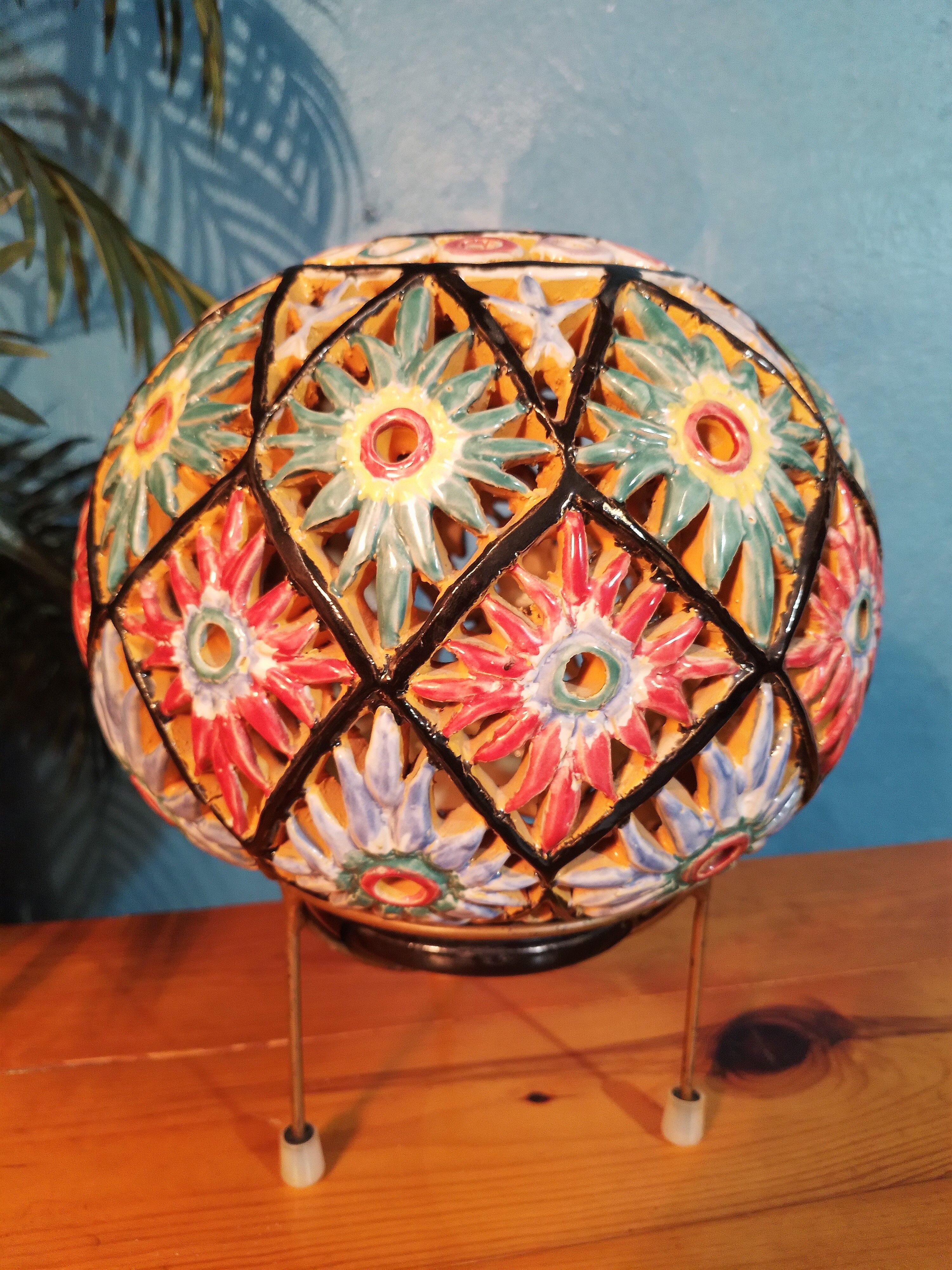 Ceramic lamp Maghreb 1950s