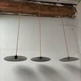 3 enamelled sheet metal suspensions