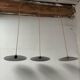 3 enamelled sheet metal suspensions