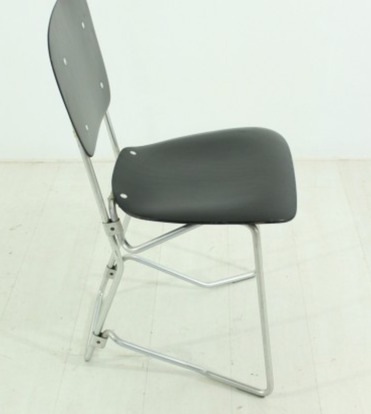 Armin Wirth Aluflex folding chair for Ph. Zieringer KG 60s