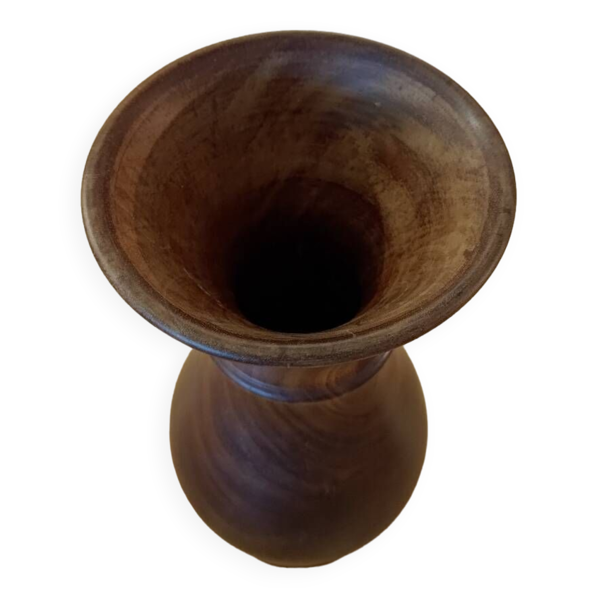 Wooden vase