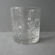 Set of 6 whiskey glasses, bubbled décor, BP, 70s