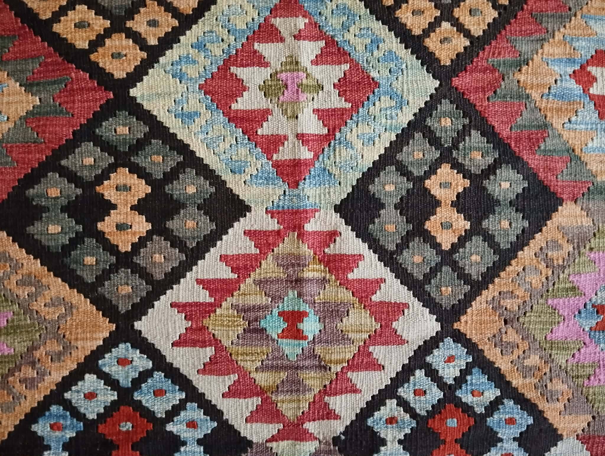 Kilim Persan Qashqaï fait main 260x184cm