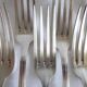 Orbrille JB silver metal cutlery set 37 pieces