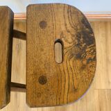 Pair of tripod stools