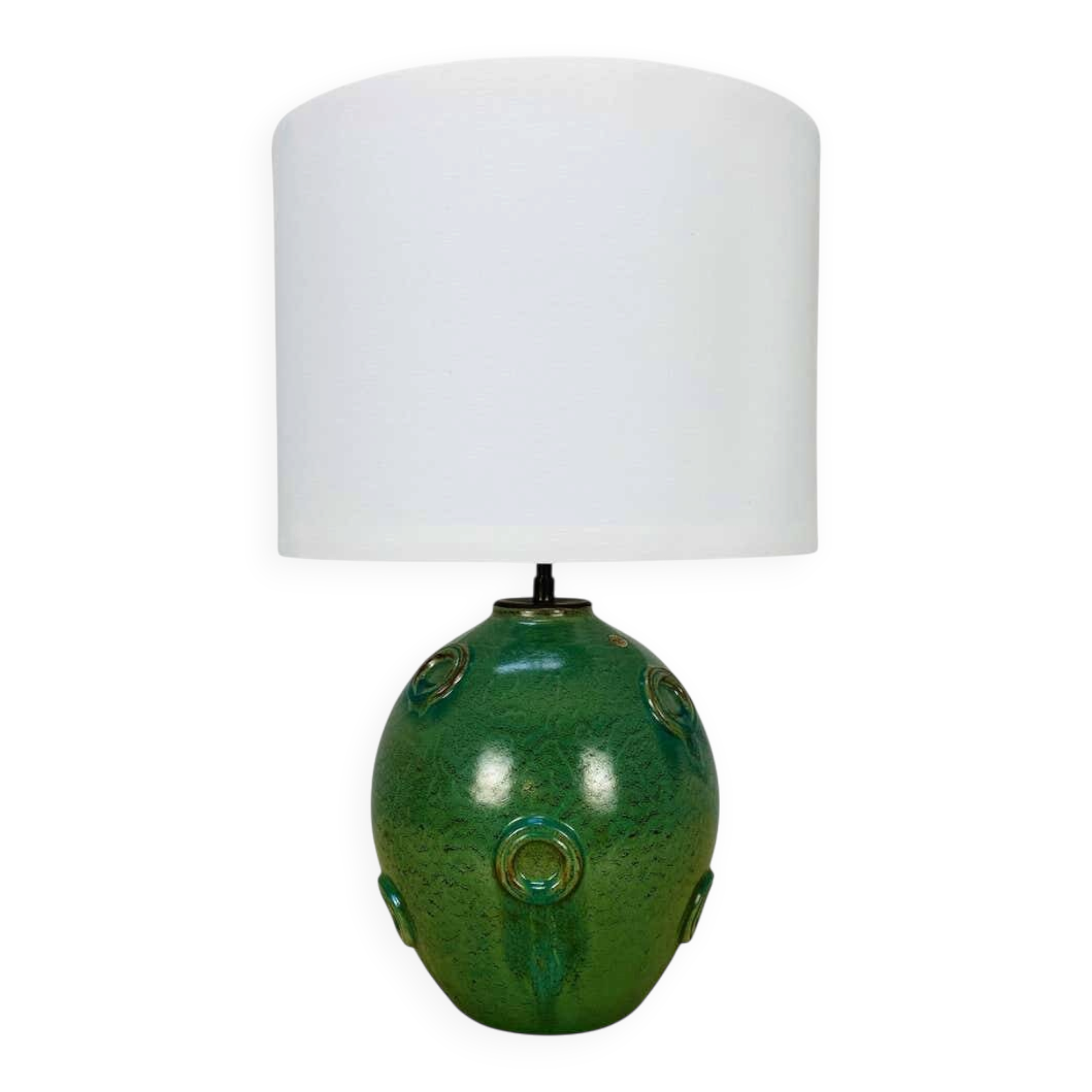 Lamp by Jerk Werkmaster for Nittsjo, Sweden, 1930, Scandinavian ceramic