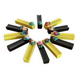 12 vegetable knife holders