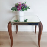 Mirrored coffee table, art deco