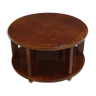 Coffee table in amboine loupe
