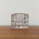Vintage crystal glass chandelier by Oleg Cassini