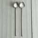 Pair of vintage silver leaf mixers