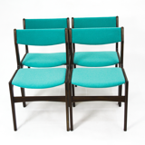A set of 4 danish chairs