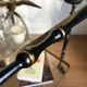 Vintage rolling golden and black dessert in brass and glass