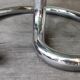 1970s coffee table in smoked glass and chrome