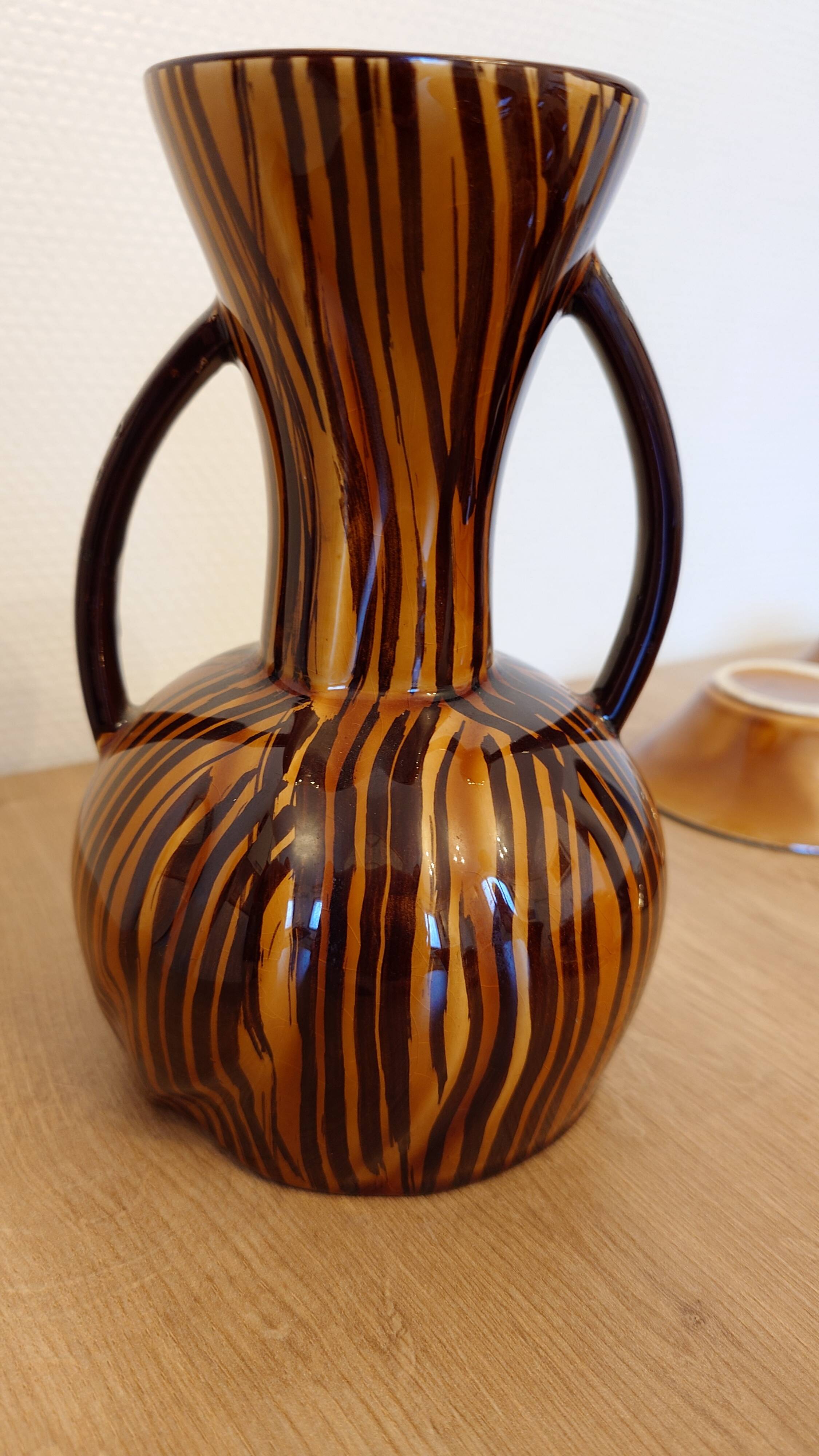 Sarreguemines Domino service, 1960s - 20 pieces