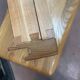 Pair of solid elm bedside tables from the 1970s.