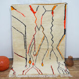 Handmade moroccan berber carpet 256 x 154 cm