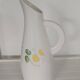 vintage ceramic pitcher Longchamp tomato hard-boiled egg design