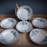 Set 6 hollow plates regency
