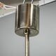1970s Kamenicky Senov Czech Crystal Glass and Chrome Pendant Light